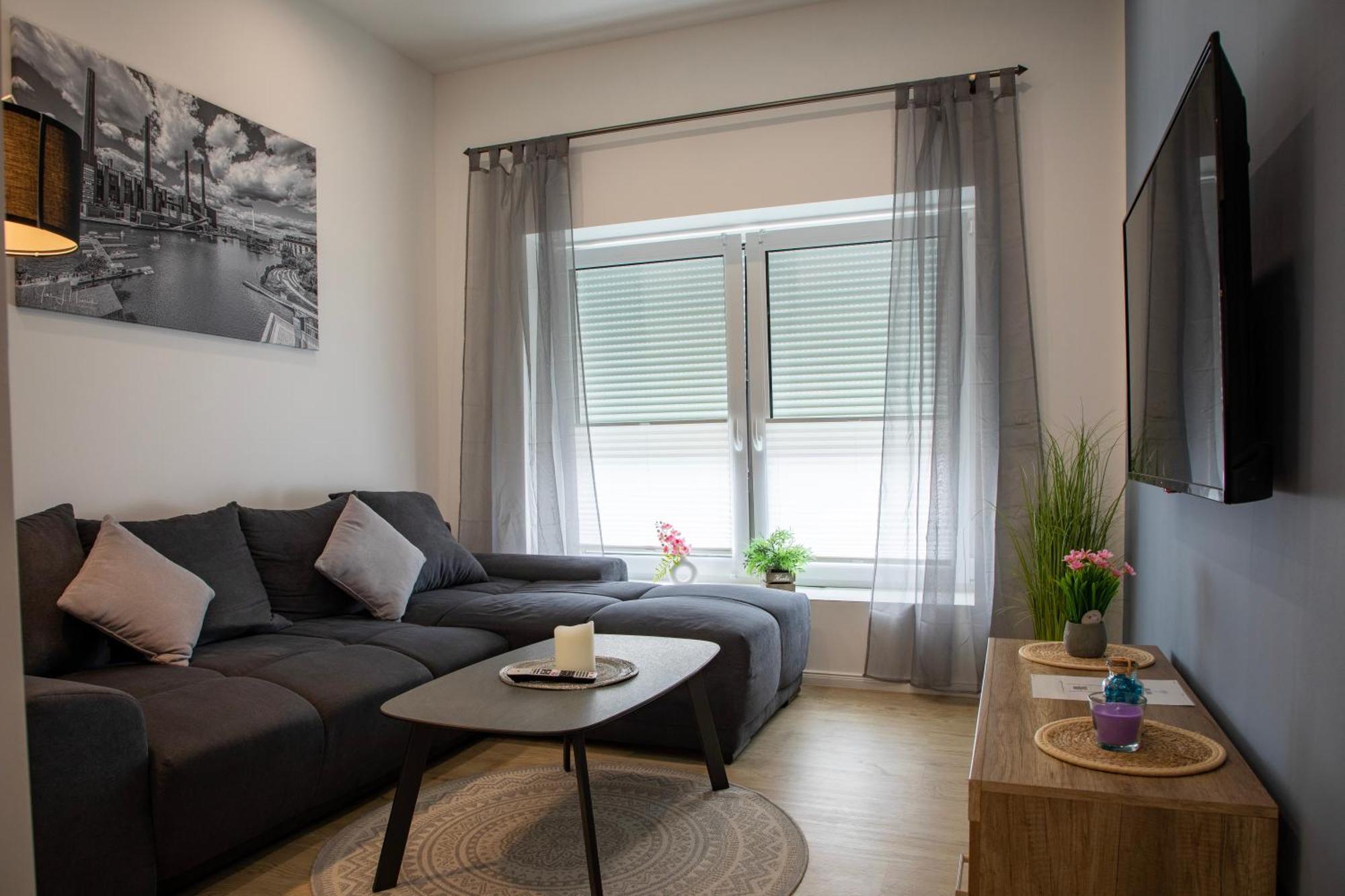 Hannibal - Design Apartment Lilie 2, Vw Naehe, Parkplatz, Kueche, Highspeed-Wlan, Fitness, Solarium Wolfsburg Kültér fotó